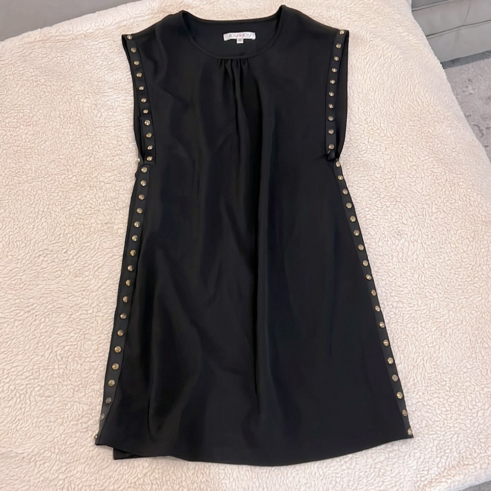Black Studded Shift Dress